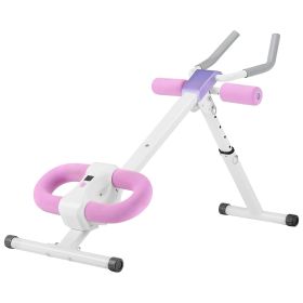 VEVOR AB Workout Machine, Ab Workout Equipment at Home Gym, Core & Abdominal Trainers for Women, 330 lbs Weight Capacity Strength Training Ab Cruncher