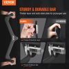 VEVOR LAT Pulldown Attachments, Cable Machine Rowing T-bar V-bar 7 Set, Tricep Pull Down Bar, Back Strength Training Rubber Coated Handle Grip