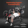 Weight Bench, Multi-Functional Adjustable Weight Bench Press for Full Body Workout, 660lbs Exercise Sit up Bench for Home Gym Strength Training