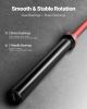 VEVOR 7FT Barbell Bar, Fits 2-Inch Weight Plates, Barbell Bar with Knurled Grip for Strength Training, Weightlifting, Squat, Deadlift, Bench Press