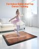 VEVOR Dance Floor Tiles, 12.4 x 12.4 in 25 Piece Interlocking Dance Flooring, Portable Dance Practice Floor with Cushioned Base (Oak Wood Grain