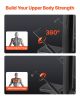 VEVOR Seated Dip Machine, Tricep Bicep Press Down Machine with Cable Bar, Adjustable Seat, and Backrest, Exercise Equipment for Chest Training