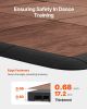 VEVOR Dance Floor Tiles, 12.4 x 12.4 in 25 Piece Interlocking Dance Flooring, Portable Dance Practice Floor with Cushioned Base (Oak Wood Grain
